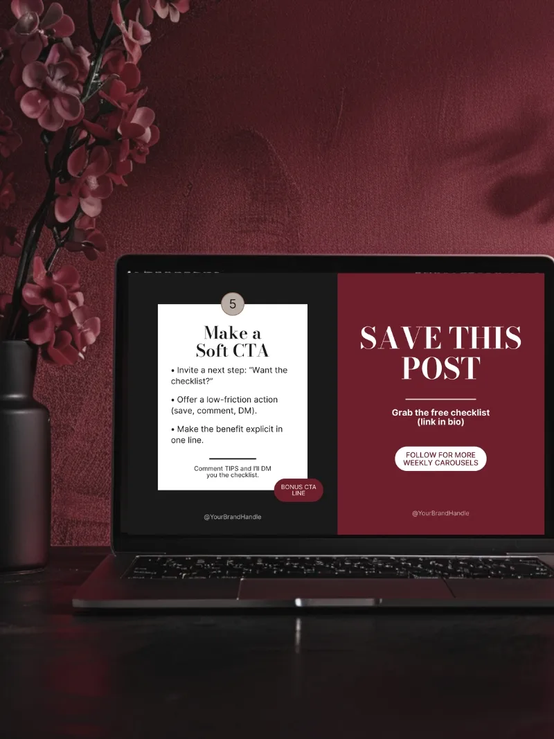 LinkedIn & Instagram Canva Templates